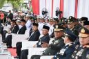 Upacara peringatan HUT ke-81 TNI di Kodaeral I Belawan, Senin (5/10/2026). Wagub Sumut Surya hadir dan menegaskan sinergi TNI–rakyat sebagai kunci menjaga kedaulatan NKRI. Foto: Ist.