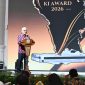 Wakil Gubernur Sumatera Utara Surya saat memberikan sambutan dalam Penganugerahan Komisi Informasi (KI) Sumut Award 2026 di Aula Raja Inal Siregar, Medan, Selasa (20/10/2026). Foto: Ist.