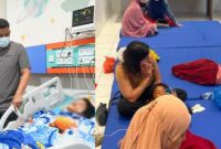 Foto : Gubernur Bobby Nasution Jenguk Murid Korban Keracunan MBG Karo di RS Haji(Kiri), Belasan siswa sekolah dasar (SD) Negeri 060870 diduga alami keracunan MBG(Kanan)