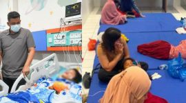 Foto : Gubernur Bobby Nasution Jenguk Murid Korban Keracunan MBG Karo di RS Haji(Kiri), Belasan siswa sekolah dasar (SD) Negeri 060870 diduga alami keracunan MBG(Kanan)