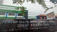Kantor Dinas Kesehatan Provinsi Sumatera Utara. Foto: Ist.