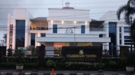 Gedung Kantor Kejaksaan Tinggi Sumatera Utara (Kejati Sumut) di Medan. Bidang Pengawasan Kejati Sumut tengah memproses laporan masyarakat terkait dugaan penyelewengan proyek di Dinas Pendidikan Sumut. Foto: Ist.