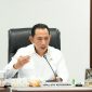 Kepala Staf Kepresidenan Jenderal Listyo Sigit Prabowo menjelaskan kebijakan penyediaan obat di gerai Kopdes Merah Putih, Jumat (16/10/2026). Foto: Ist.