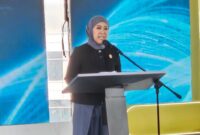 Menteri Komunikasi dan Digital (Menkomdigi) Meutya Hafid menyampaikan arahan dalam sebuah acara resmi di Jakarta. Meutya menyoroti pentingnya perlindungan kesehatan mental jurnalis serta kewajiban perusahaan media menyediakan sesi debriefing pascaliputan berat. Foto: Ist.