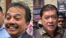 Roy Suryo dan Silfester Matutina. Foto: Ist.