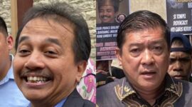 Roy Suryo dan Silfester Matutina. Foto: Ist.